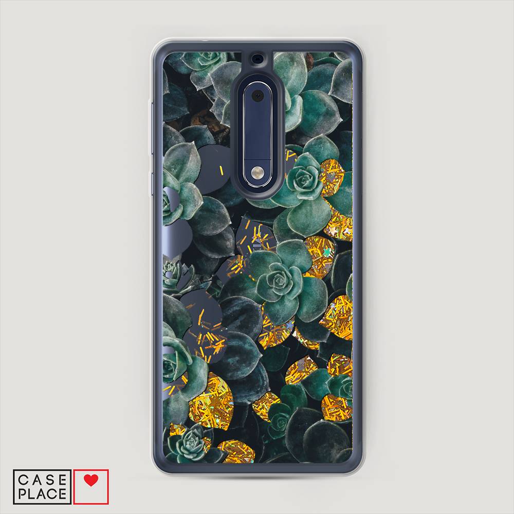 

Чехол Awog "Сукуленты цветные" для Nokia 5, 120290-1
