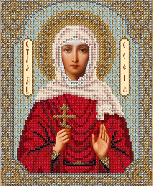 

Набор вышивки бисером Русская искусница Святая София