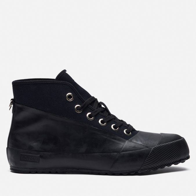 

Кеды унисекс Novesta Rubber Sneaker черные 42 EU, Rubber Sneaker