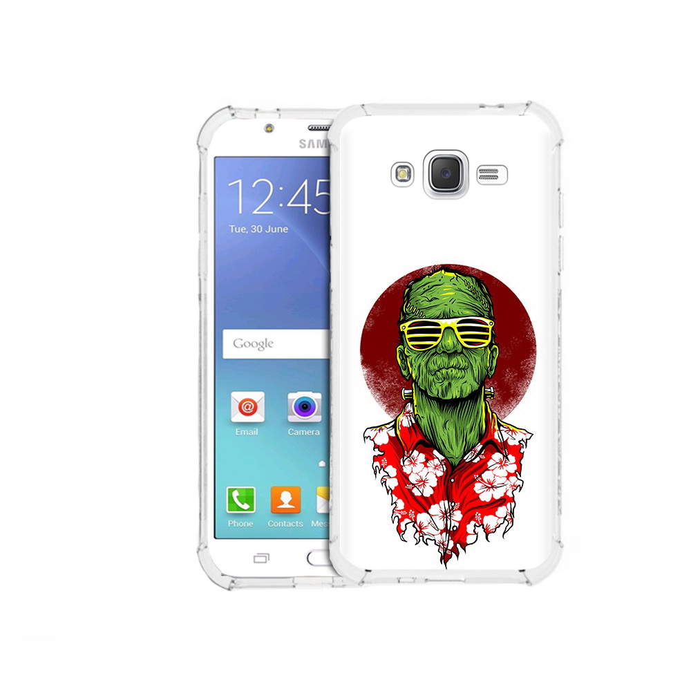 

Чехол MyPads Tocco для Samsung Galaxy J5 (2015) крутой зеленый мужчина в очках, Прозрачный, Tocco