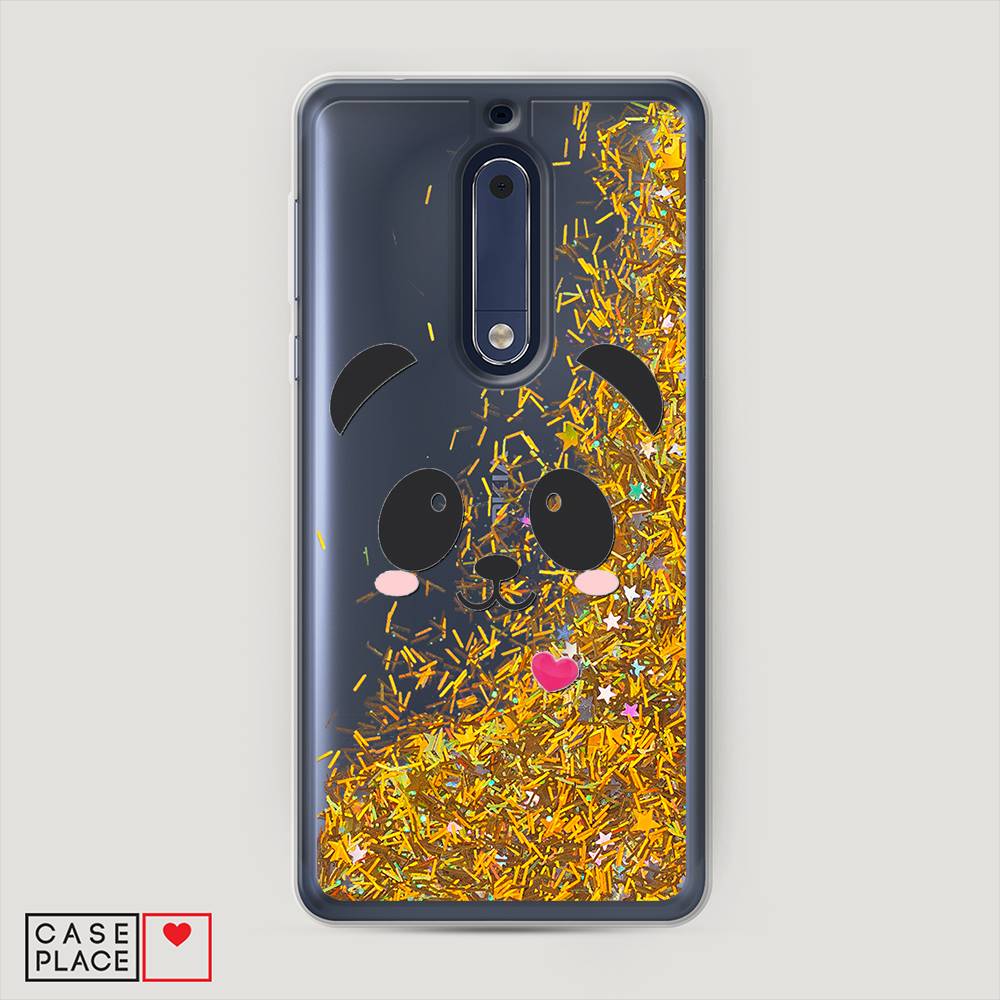 

Чехол Awog "Влюбленный панда контур" для Nokia 5, 120290-1