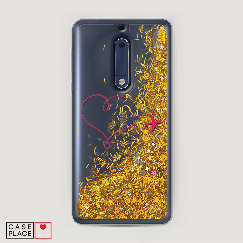 

Чехол Awog "Сердце и самолет" для Nokia 5, 120290-1