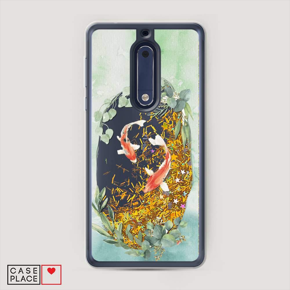 

Чехол Awog "Две золотые рыбки" для Nokia 5, 120290-1