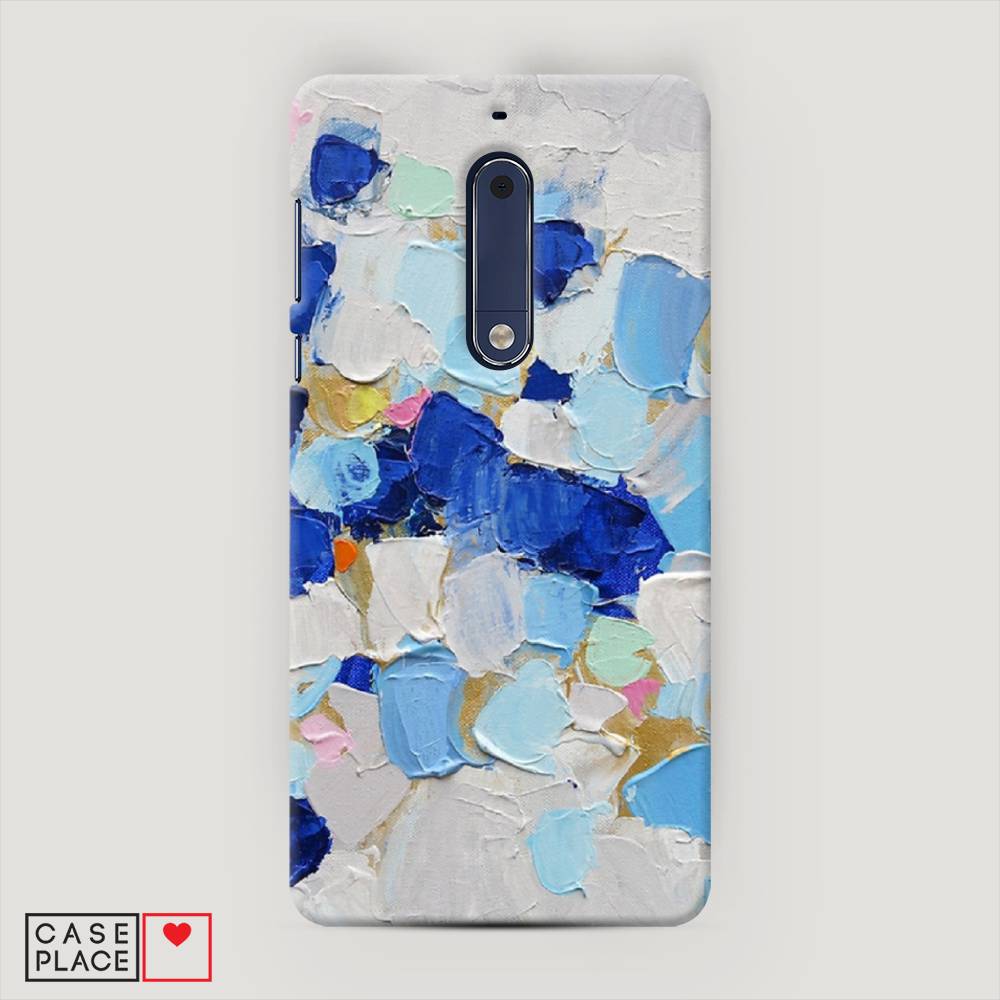 

Чехол Awog "Холст сине-белый" для Nokia 5, 120220-7