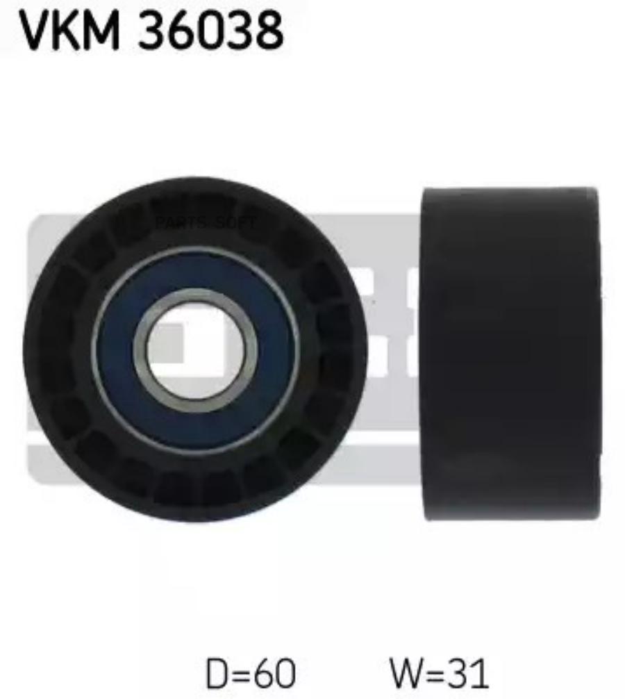 

Ролик натяжителя SKF VKM36038