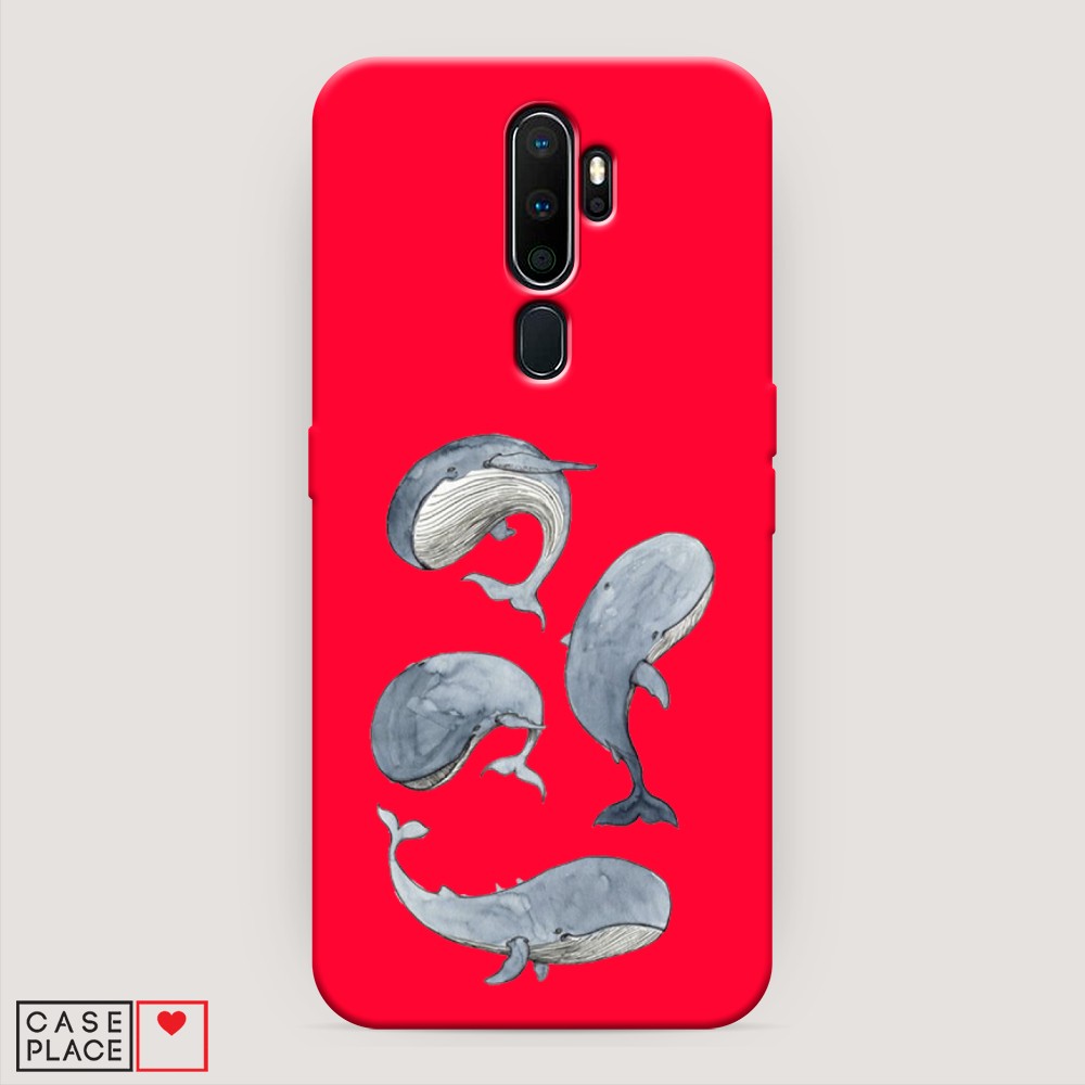 

Чехол Awog на Oppo A5/A9 2020 "Киты", Разноцветный, 251353-1