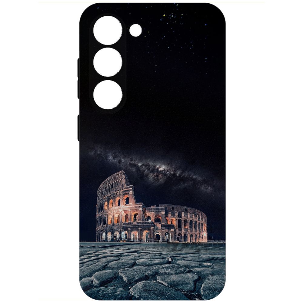

Чехол-накладка Krutoff Soft Case Италия, Колизей для Samsung Galaxy S23 черный