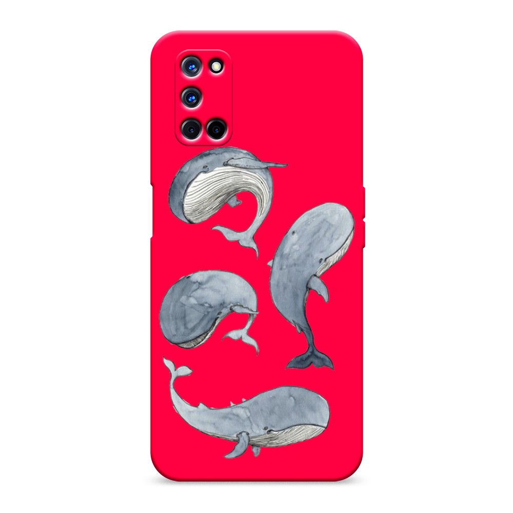 

Чехол Awog на Oppo A52/A72 "Киты", Разноцветный, 253253-1