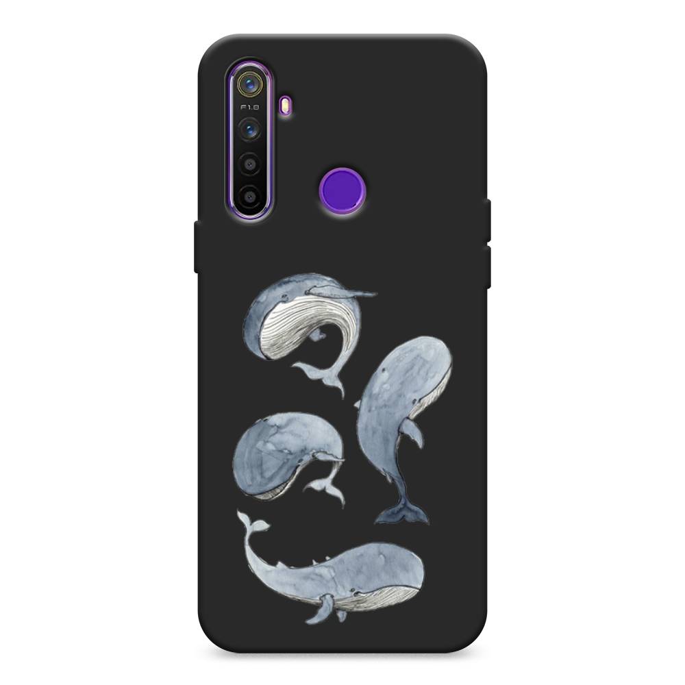 

Чехол Awog на Realme 5 "Киты", Разноцветный, 251552-1