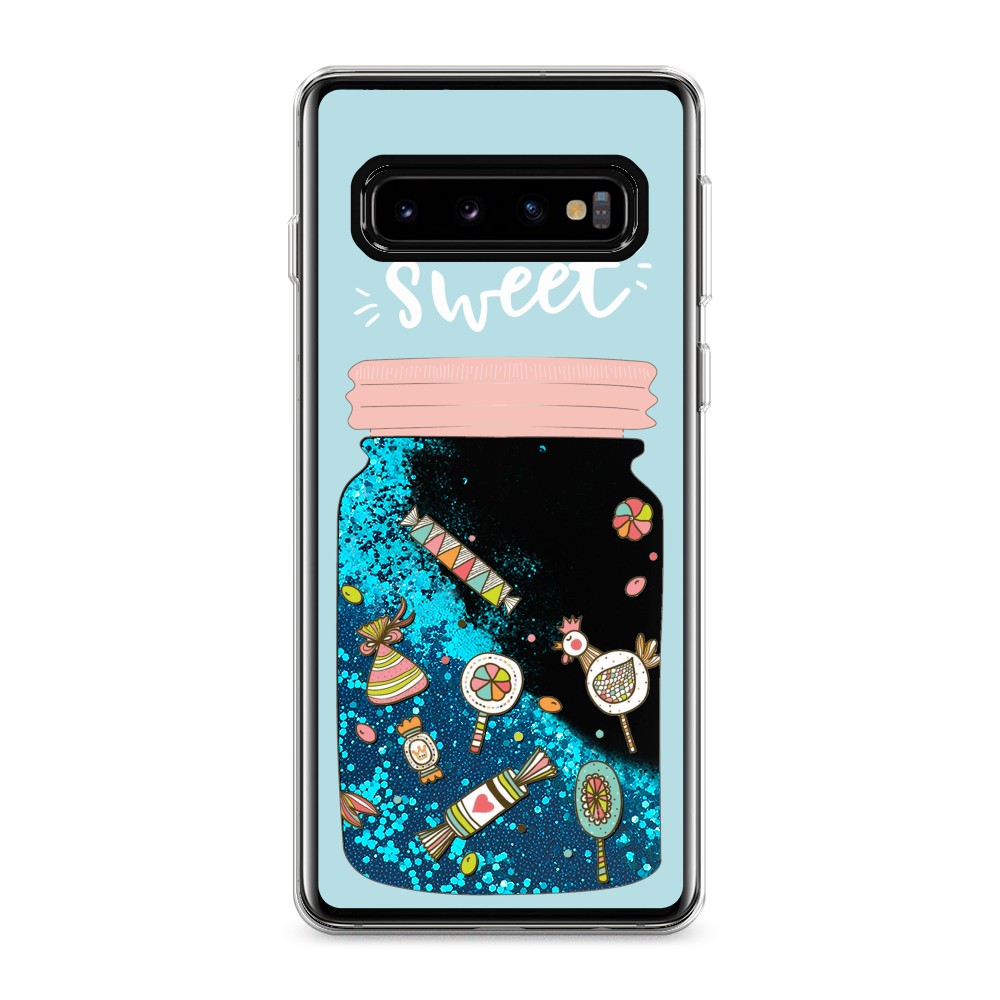 

Чехол Awog на Samsung Galaxy S10 "Конфетки в банке", Разноцветный, 27093-1