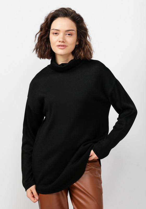 

Свитер женский Vivawool 311826 черный 54 RU, 311826