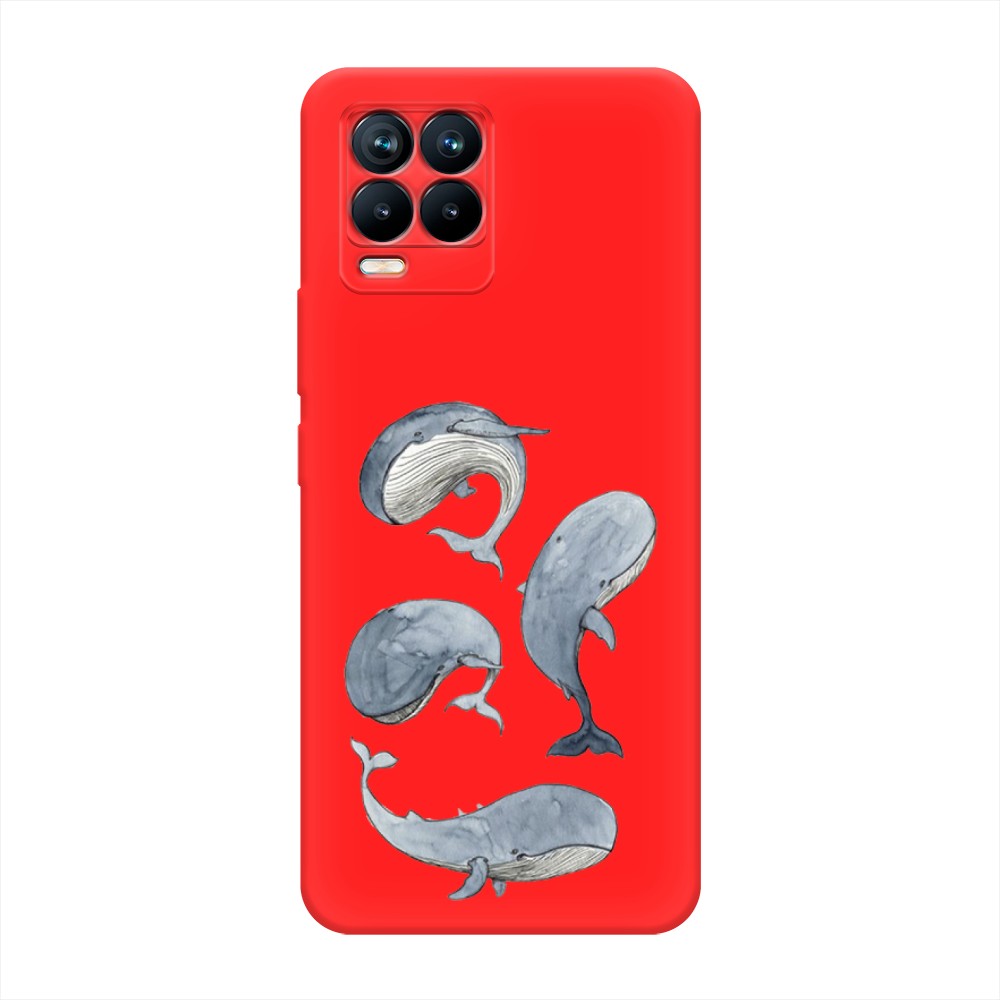 

Чехол Awog на Realme 8/8 Pro "Киты", Разноцветный, 255553-1