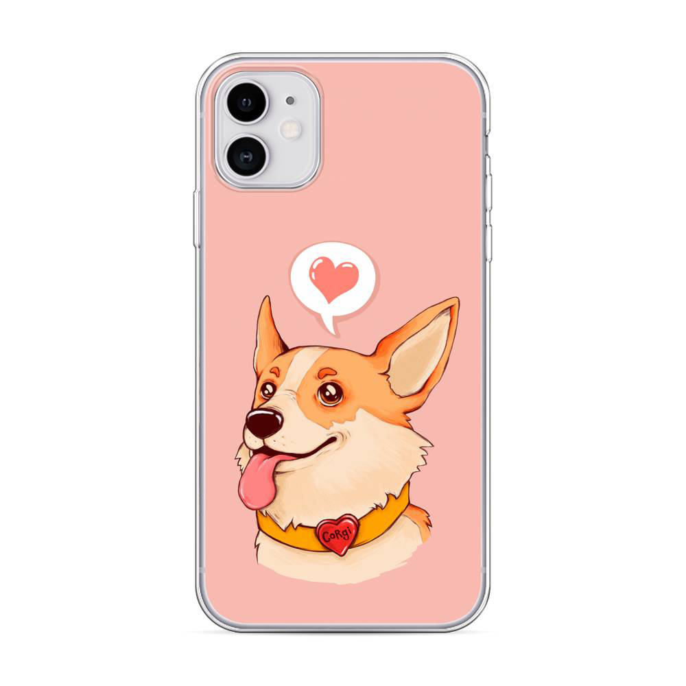 

Чехол Awog для Apple iPhone 11 "Корги язык"