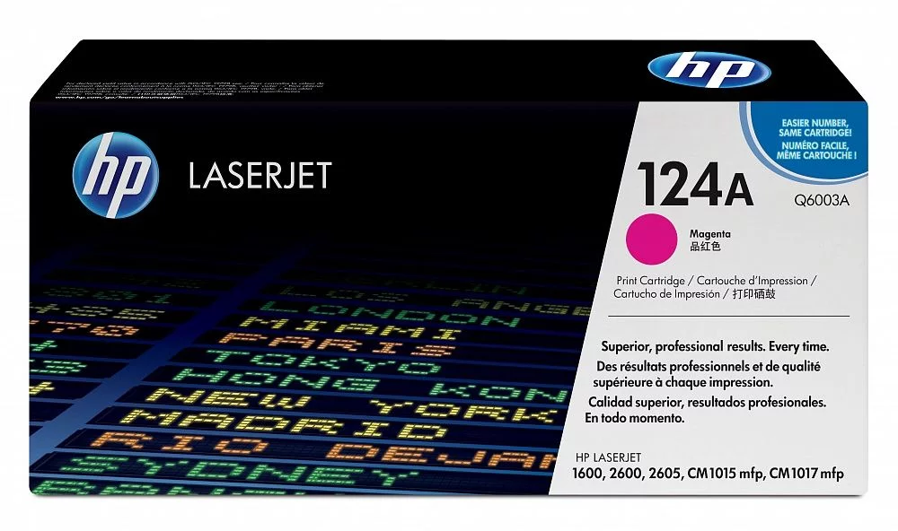 

Картридж HP Q6003A (124A) Magenta для 1600, Пурпурный, Q6003A (124A) Magenta