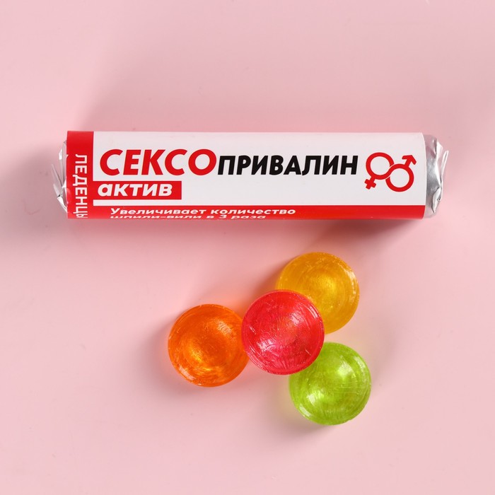 Леденцы Фабрика Страсти в тубусе привалин мульти 32 г