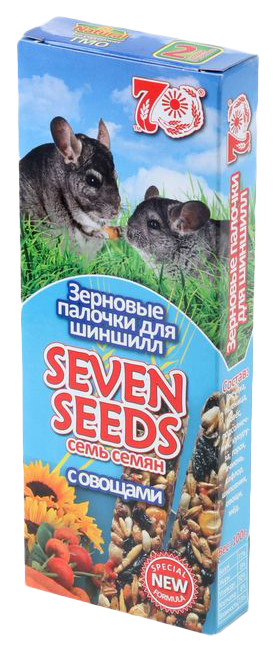 Зерновые палочки для шиншилл Seven Seeds овощи, 100 г 2 шт 100058980158