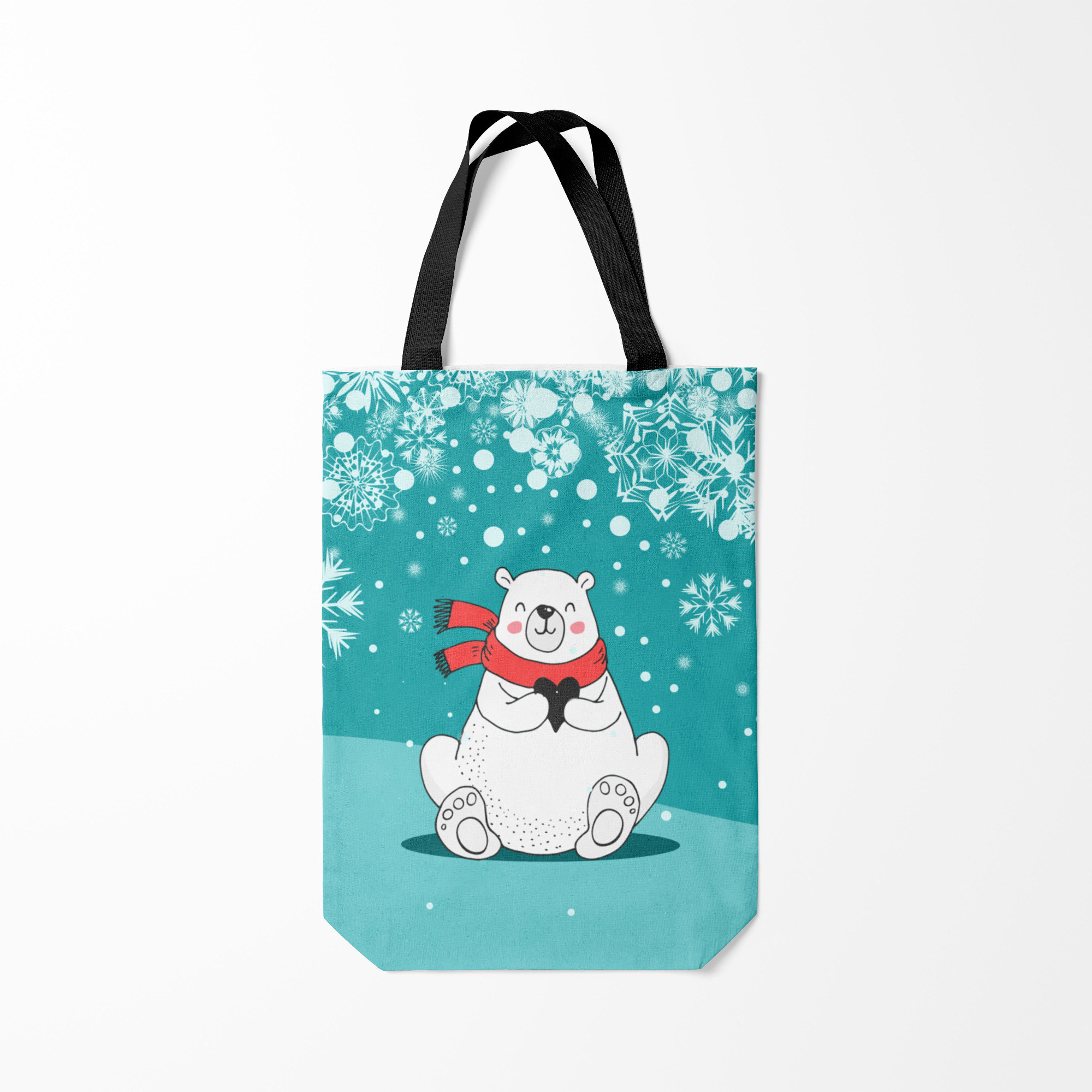 

Сумка шoппер унисекс Burnettie North bear, голубой, North bear