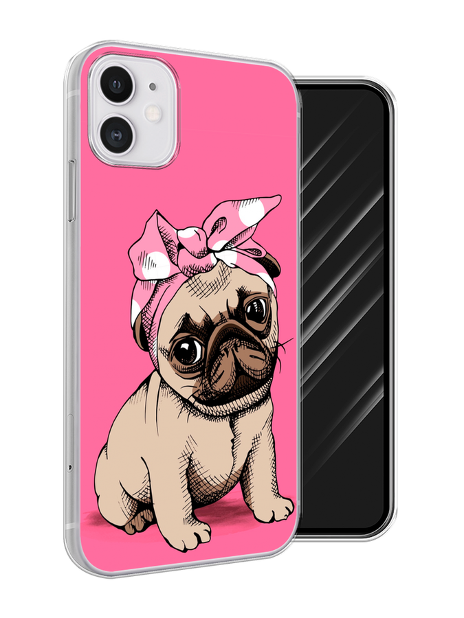 

Чехол Awog на Apple iPhone 11 / Айфон 11 "Dog Pin-Up", Разноцветный, 12150-1