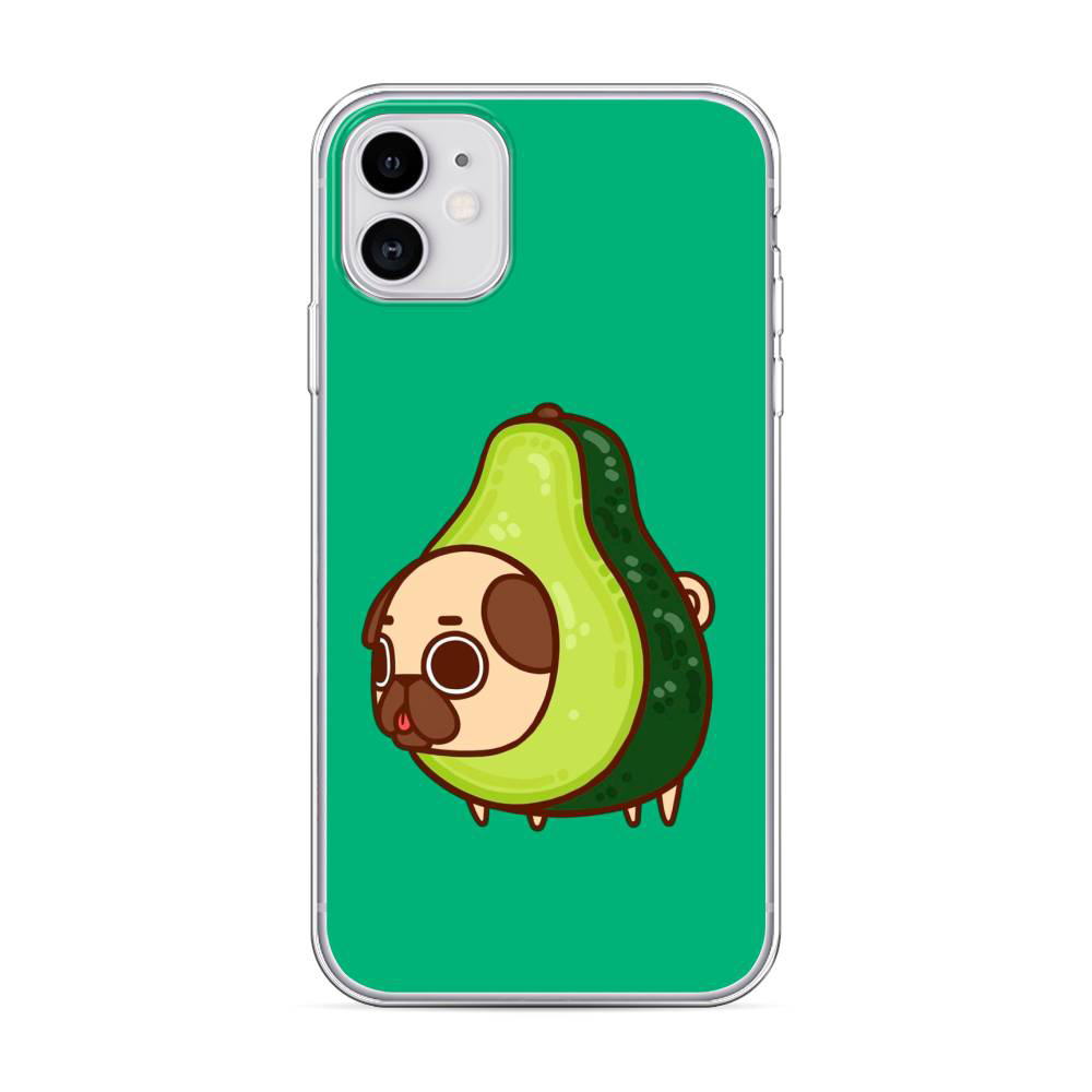 

Чехол Awog для Apple iPhone 11 "Мопс авокадик"