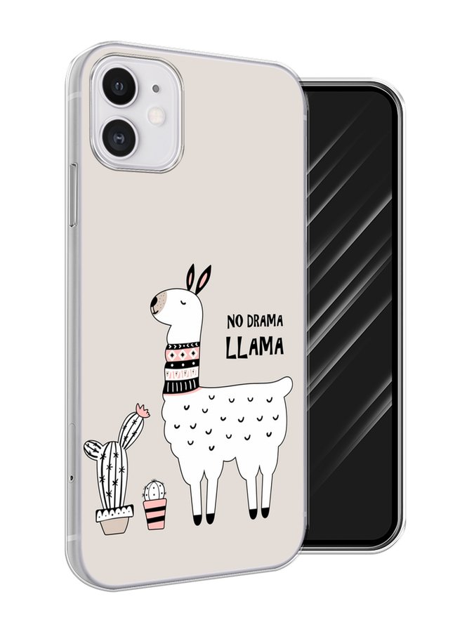 

Чехол Awog на Apple iPhone 11 / Айфон 11 "No drama LLama", Разноцветный, 12150-2