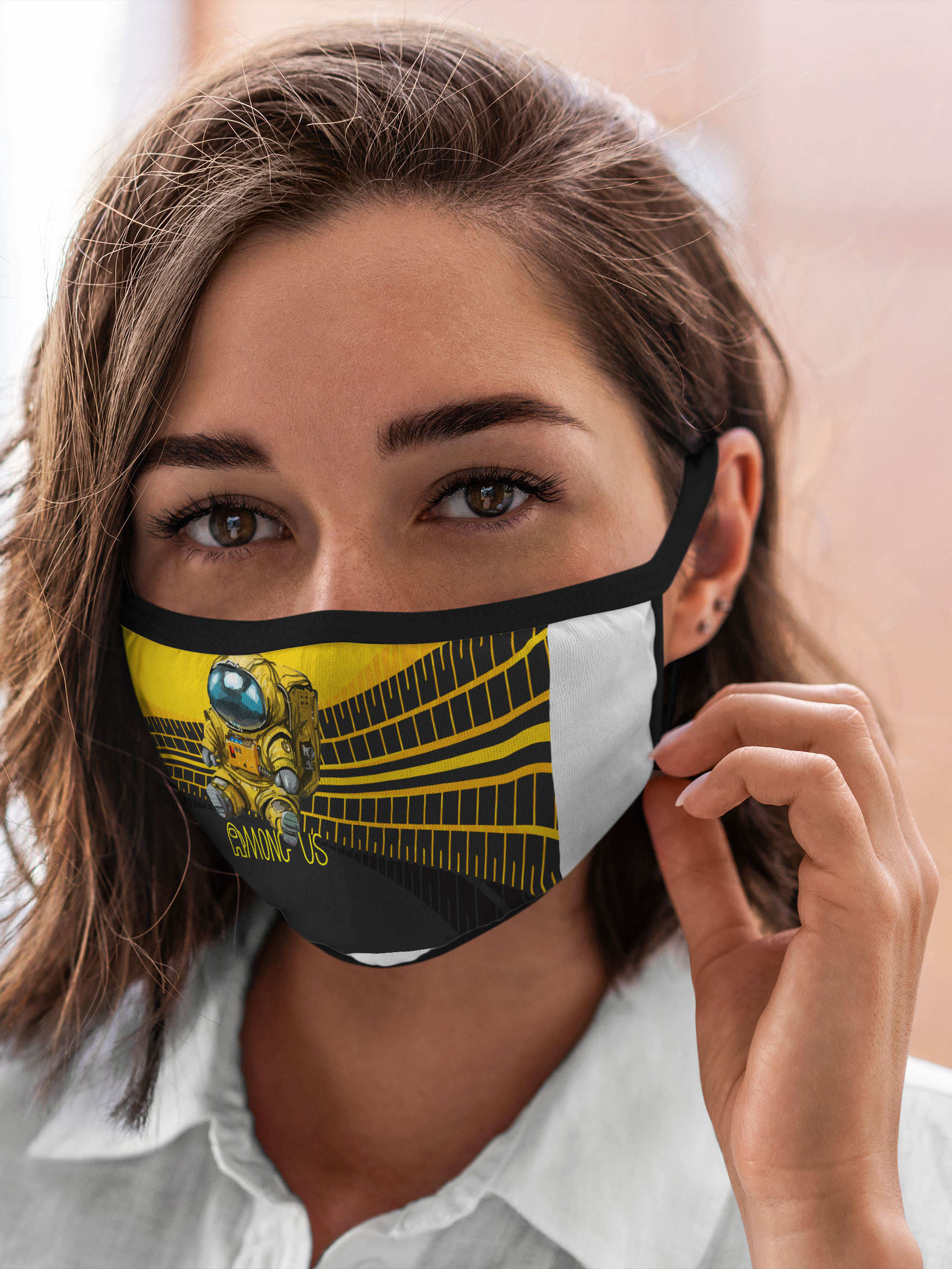 

Многоразовая маска унисекс Burnettie Among Us, Разноцветный, Among Us