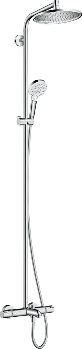 фото Душевая колонна hansgrohe crometta s 240 1jet с термостатом для ванны (27320000)