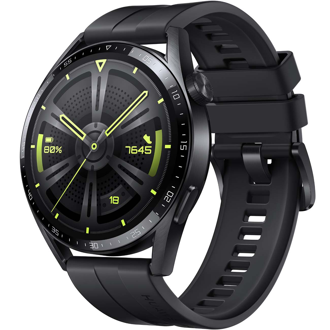 Смарт-часы Huawei watch GT 3 JPT-B29 Black SS/Black Fluoroelastomer (55028464)