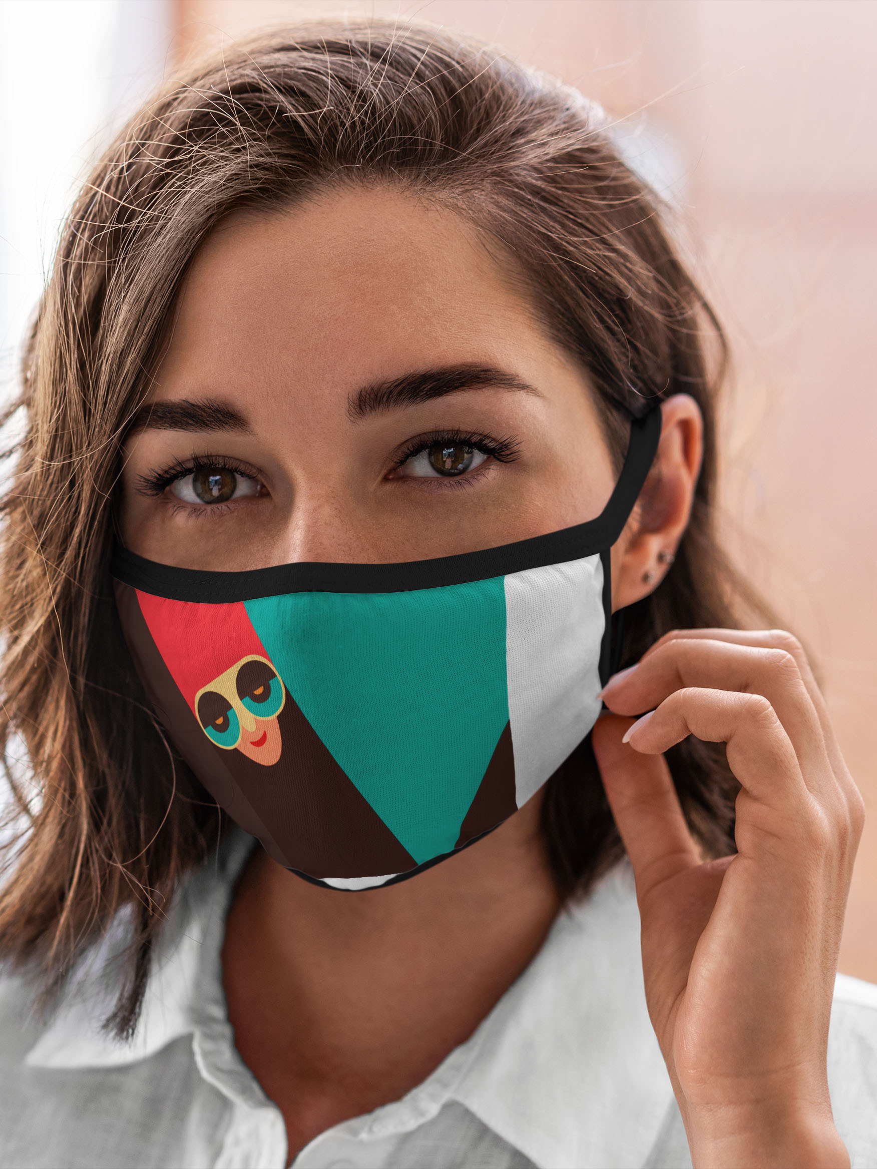 

Многоразовая маска унисекс Burnettie Pop Art Retdo Face, Разноцветный, Pop Art Retdo Face