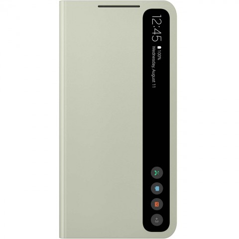 фото Чехол samsung smart clear view cover r9 olive (ef-zg990cmegru)