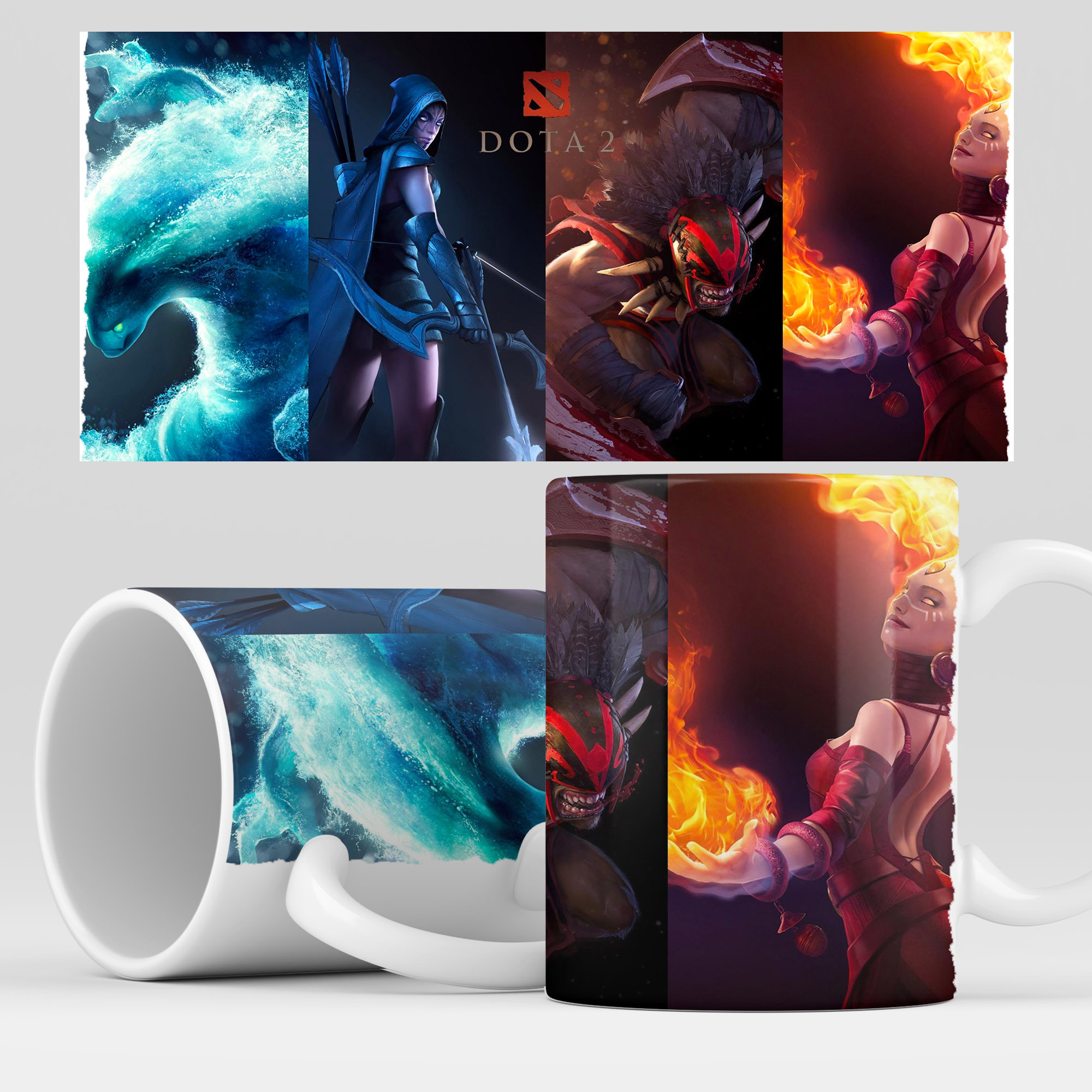 

Кружка RocketCup с принтом "Dota" Дота, Dota18