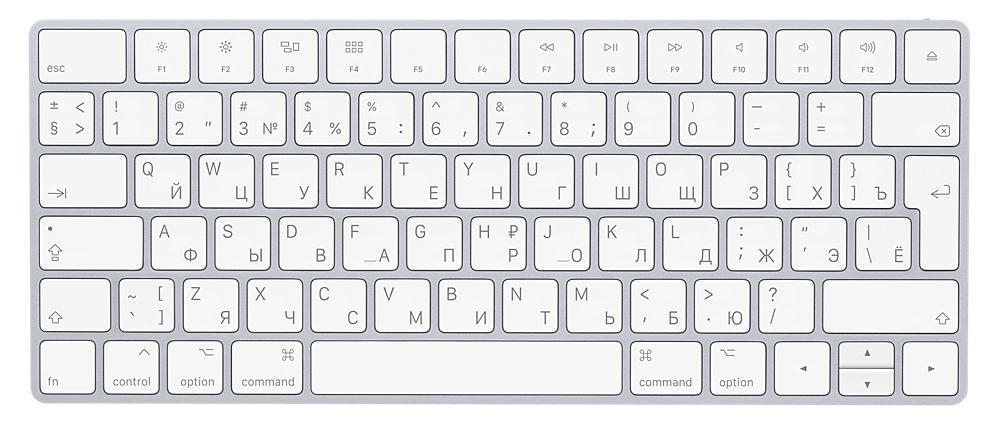 Беспроводная клавиатура Apple Magic Keyboard White (MLA22RU/A)