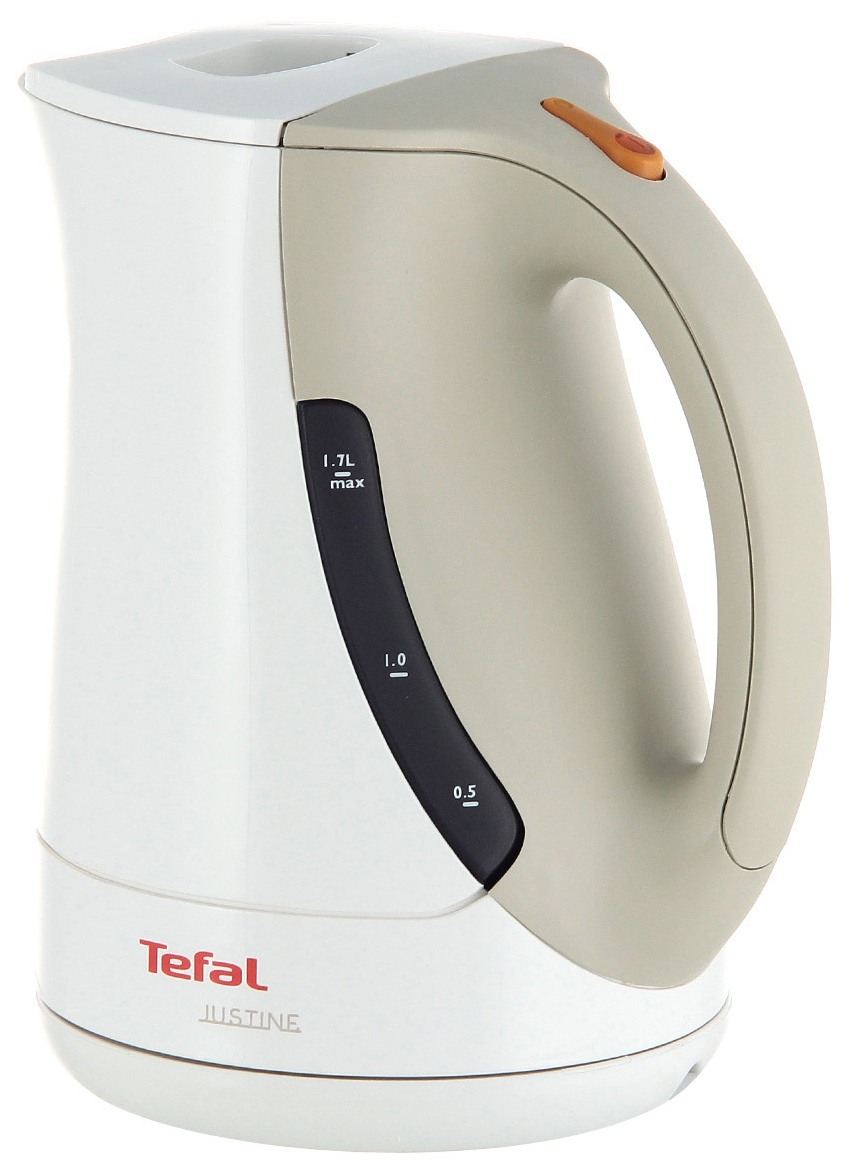 фото Чайник электрический tefal justine bf560140 white/beige