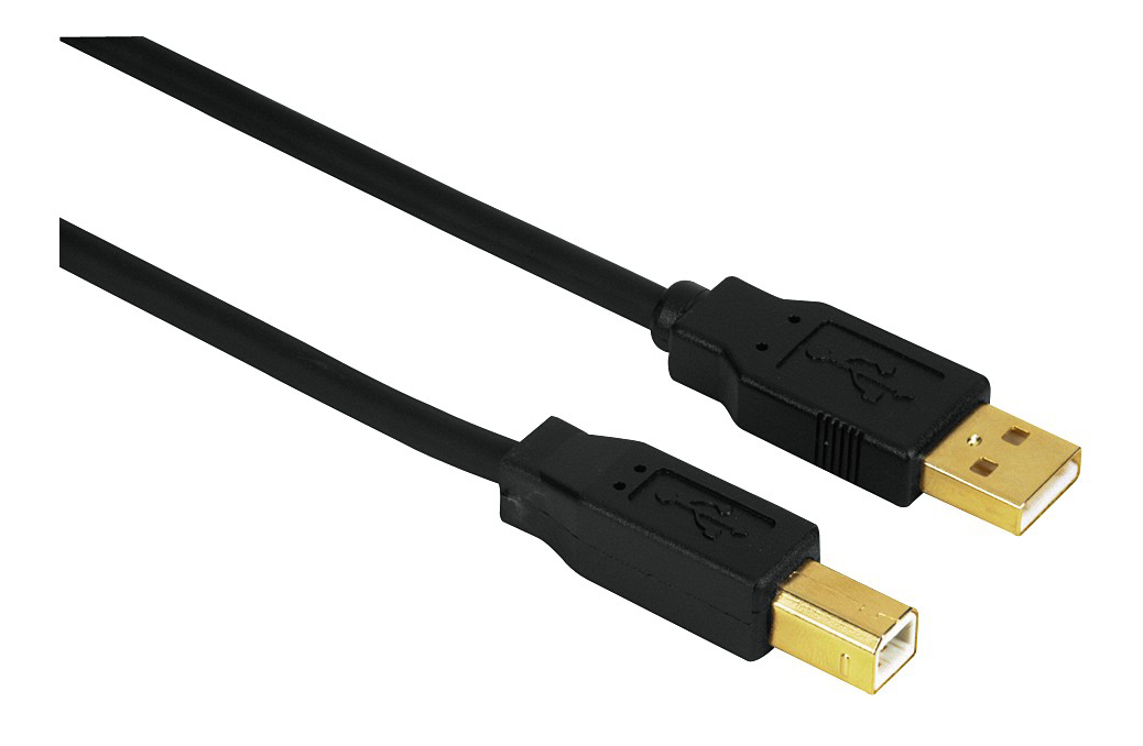 фото Кабель hama usb a-usb b, m-m 3м black (h-29767)