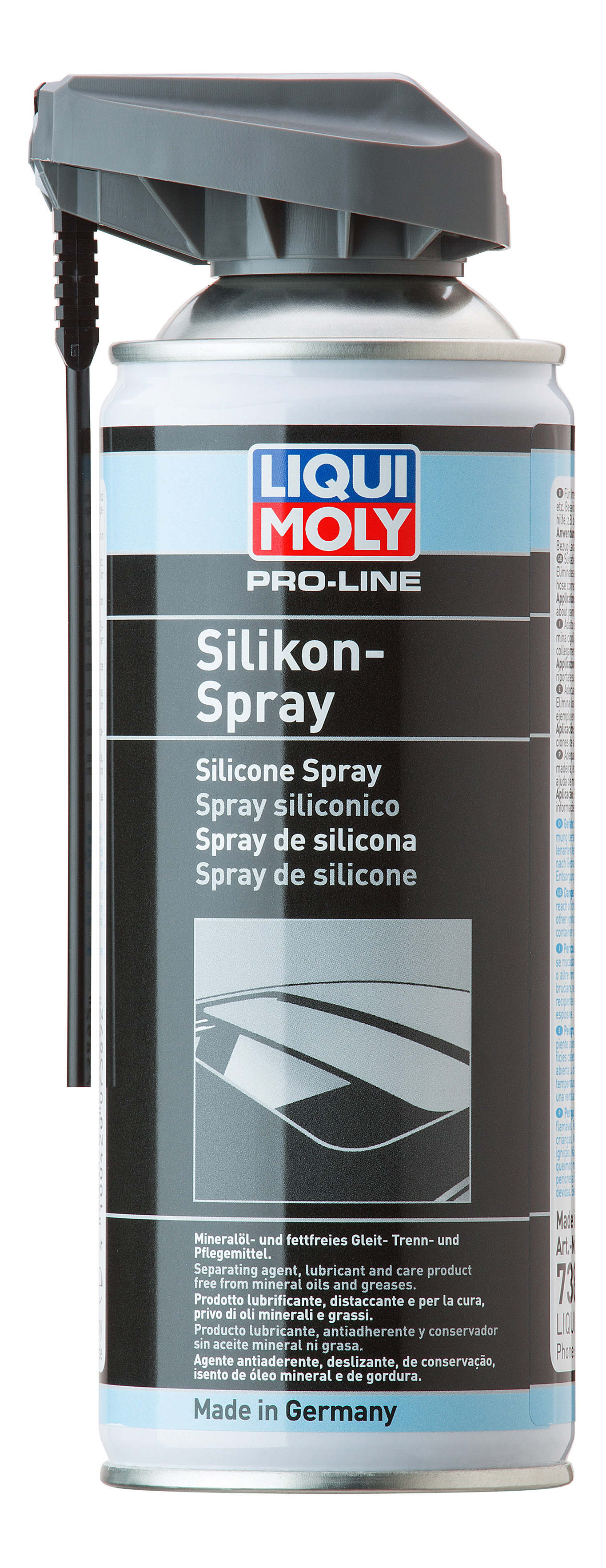 фото Бесцветная смазка-силикон pro-line silikon-spray liqui moly