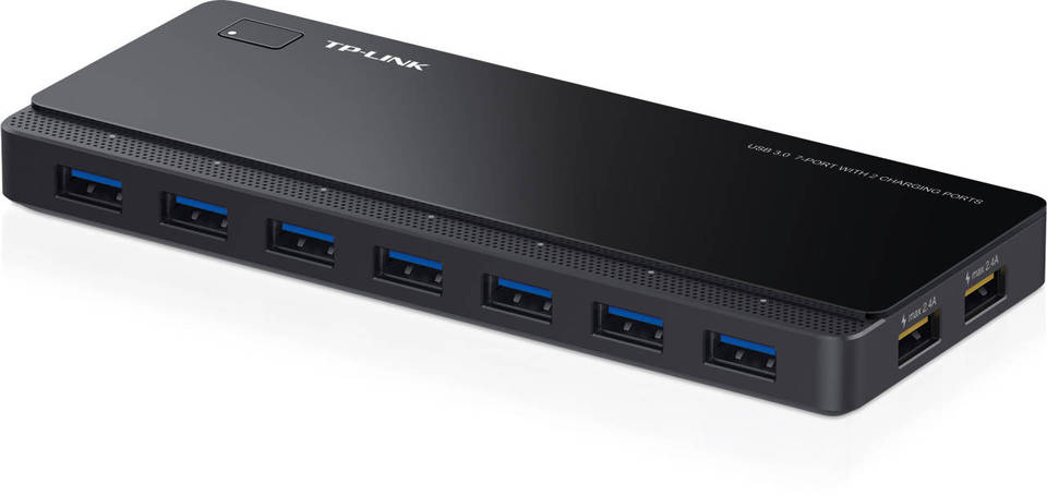Разветвитель для компьютера TP-LINK USB 3,0 с 2 заряжающими портами UH720