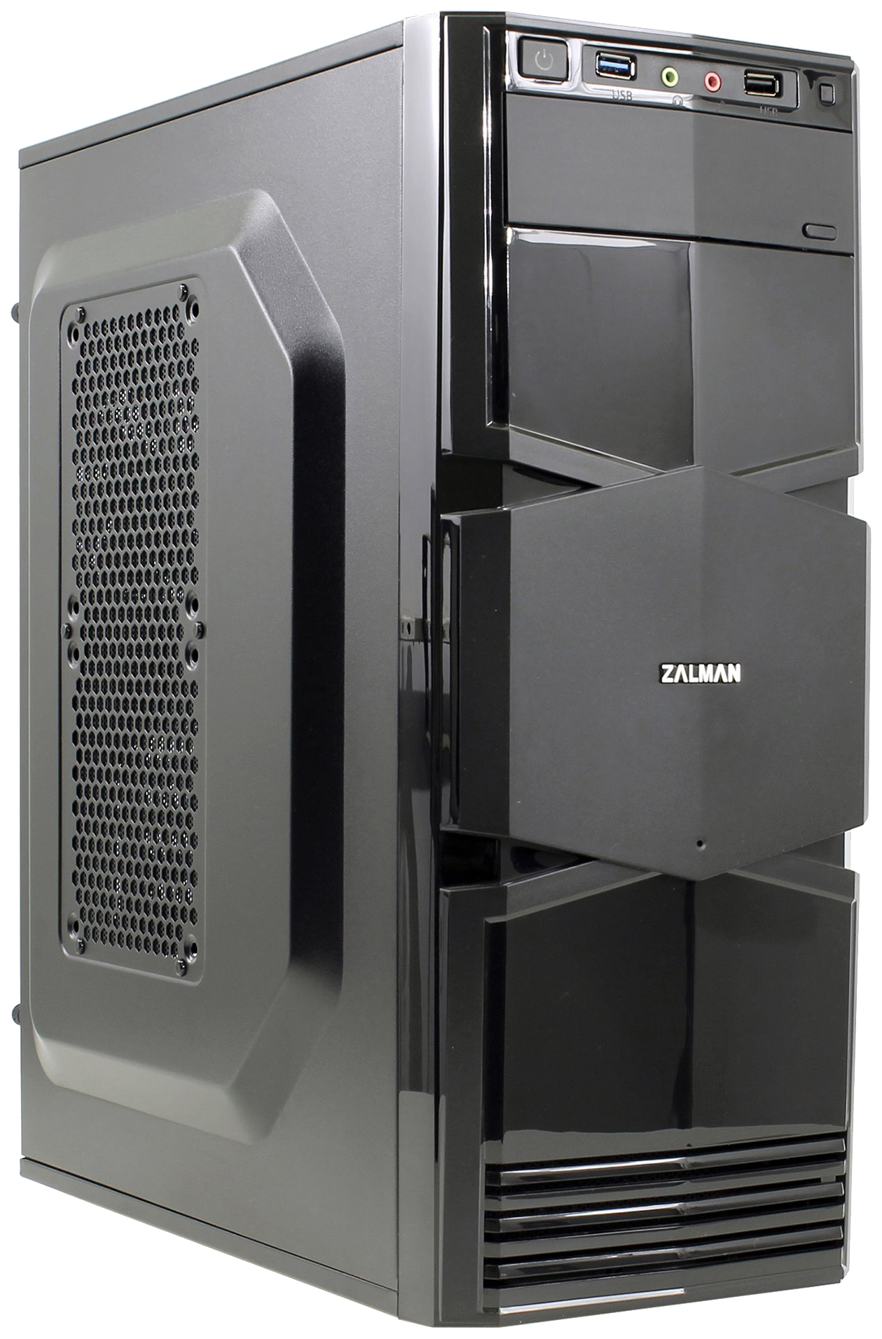 фото Компьютерный корпус zalman zm-t3 без бп black