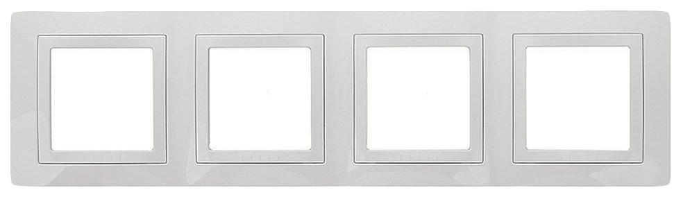 

Рамка Schneider Electric Unica MGU2.008.18, Белый, MGU2.008.18