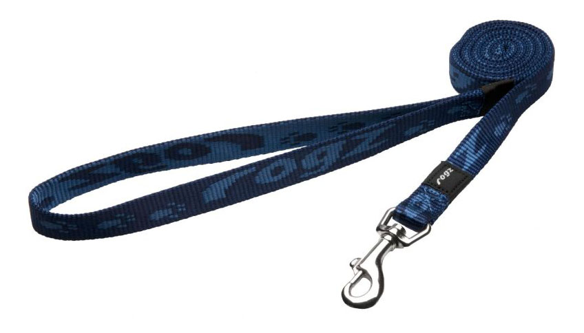 фото Поводок для собак rogz alpinist m-16мм, 1,4м, синий hl23b