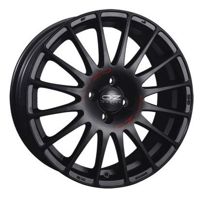 

Колесный диск OZ Superturismo GT R19 8J PCD5x112 ET35 D75 (WHS041418), Черный, superturismo GT 8x19/5x112 ЕТ35 D75 Matt Black + Red Lettering