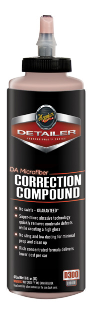 

Корректирующий состав Meguiar’s Da Microfiber Correction Compound D30016 0,473 л, корректирующий состав DA Microfiber Correction Compound 473мл 1/6