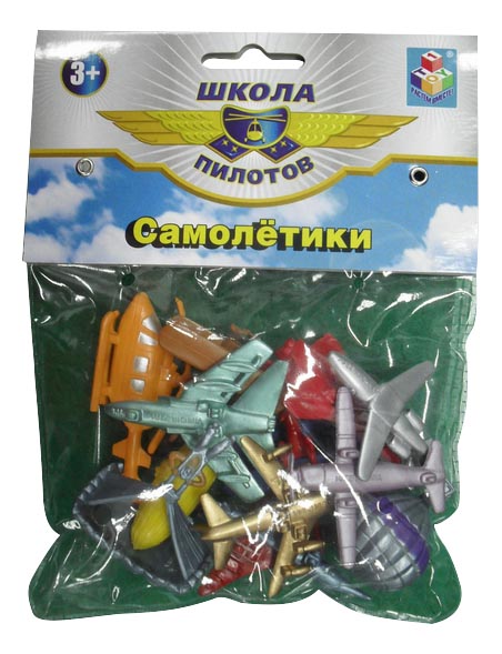 

Игровой набор 1TOY Школа пилотов. Самолетики 12 шт.