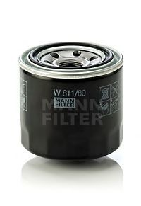 фото Фильтр масляный двигателя mann-filter w811/80