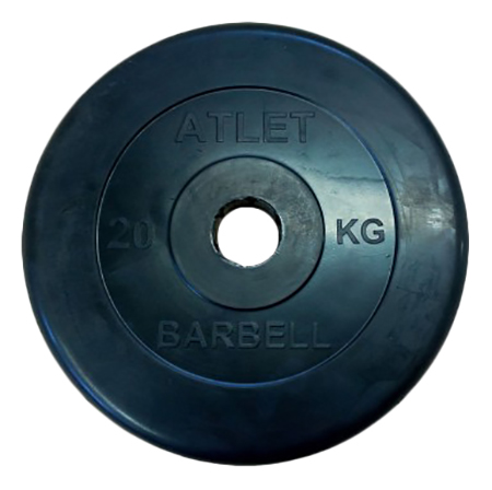 фото Диск для штанги mb barbell atlet 20 кг, 51 мм