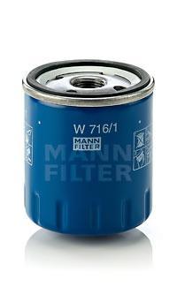 фото Фильтр масляный двигателя mann-filter w716/1