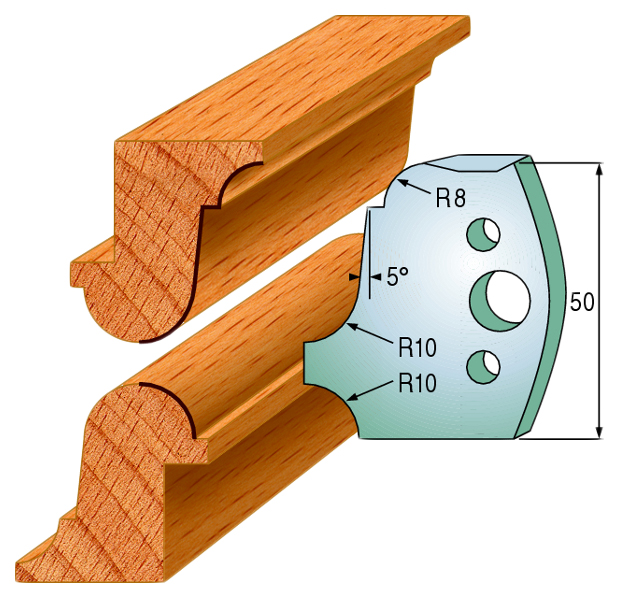 

Комплект из 2-х ножей 50x4 SP CMT 690.557, 690.557