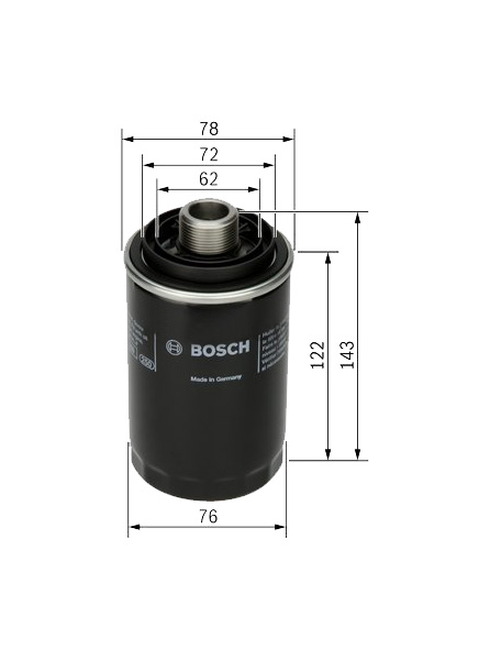 фото Фильтр масляный двигателя bosch f026407080