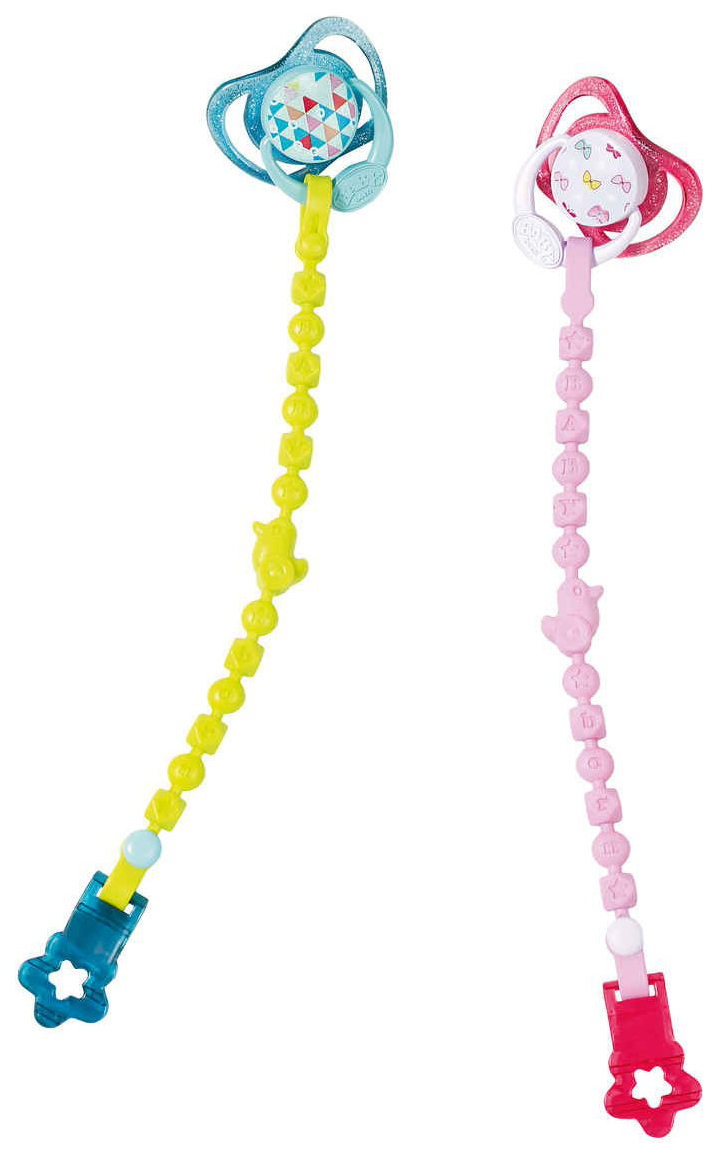 

Соска с цепочкой для Baby Born Zapf Creation, Розовый