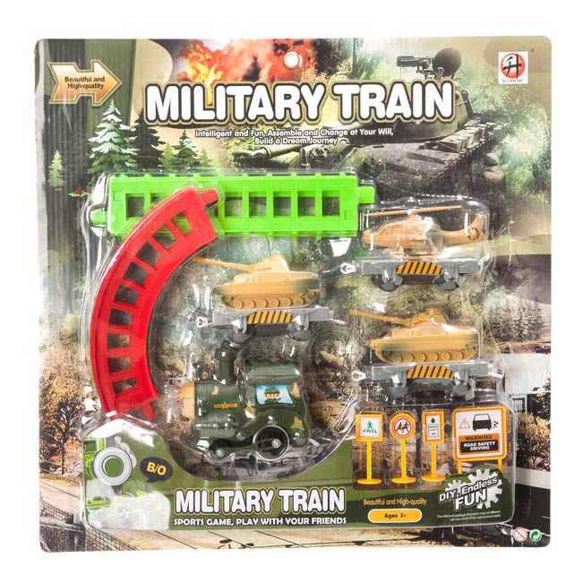 

Железная дорога Military с техникой Gratwest Б79709, Железная дорога military с техникой Б79709