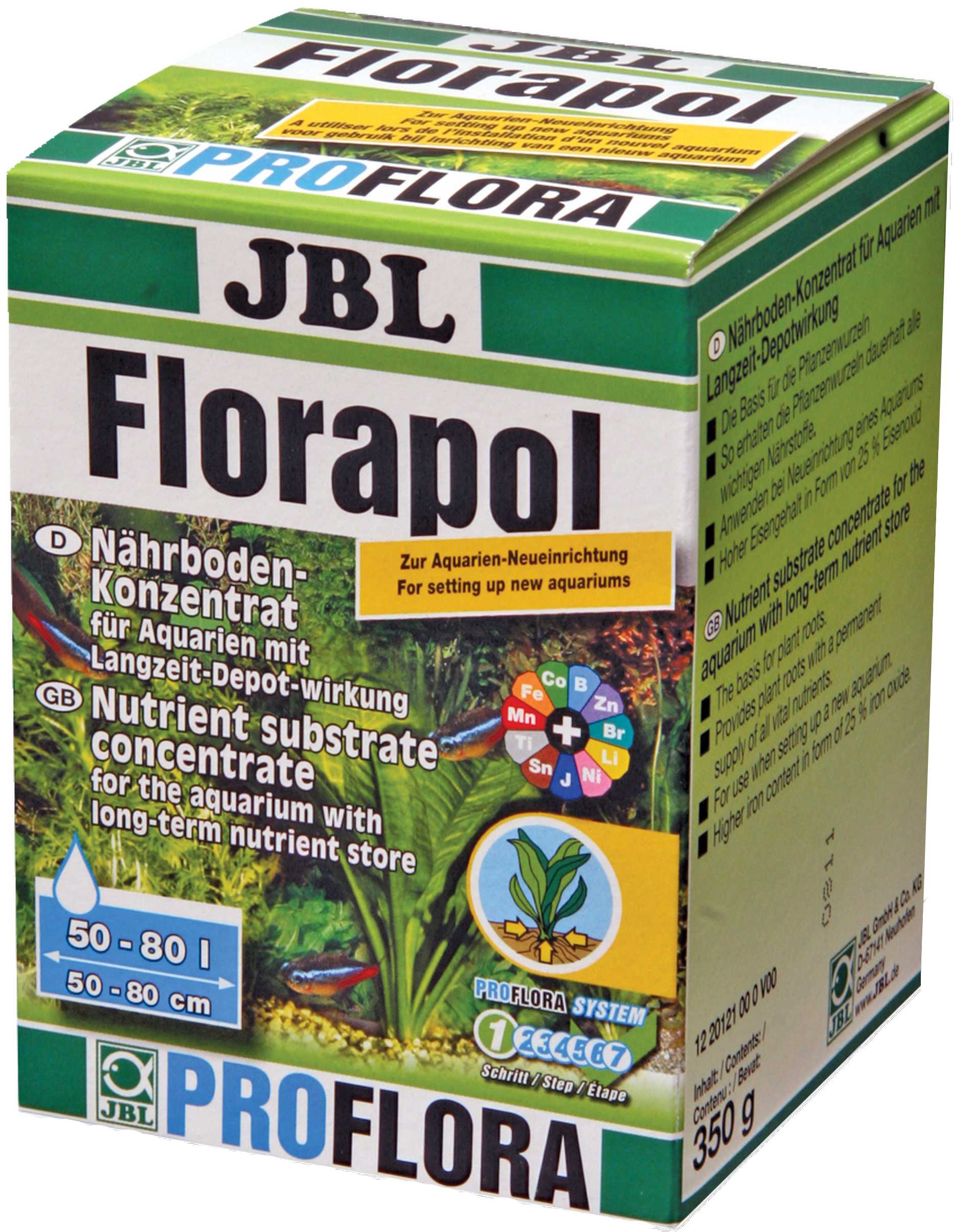 

Удобрение для аквариумных растений JBL Florapol 350г, Florapol