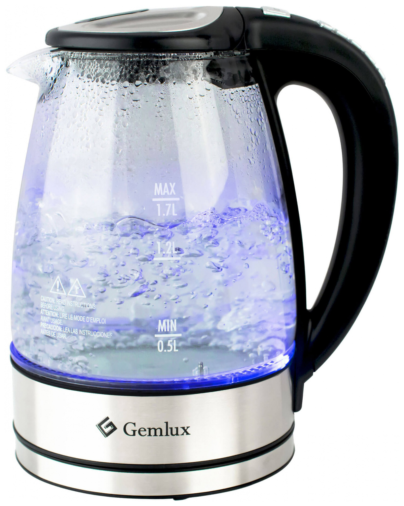 

Чайник электрический Gemlux GL-EK-9219G Black/Silver, GL-EK-9219G